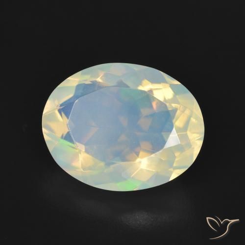 Opale Multicolore naturale da 3.48 ct, Ovale, Trasparente