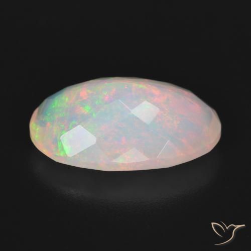 Opale Multicolore naturale da 4.25 ct, Ovale, Trasparente
