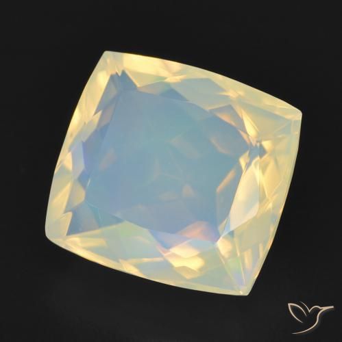 Opale Multicolore naturale da 2.53 ct, Cuscino, Trasparente