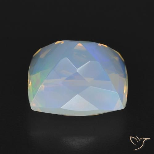 Opale Multicolore naturale da 2.53 ct, Cuscino, Trasparente