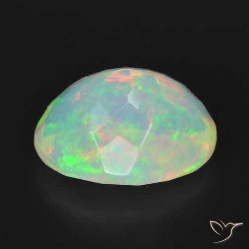 Opale Multicolore naturale da 4.25 ct, Ovale, Trasparente
