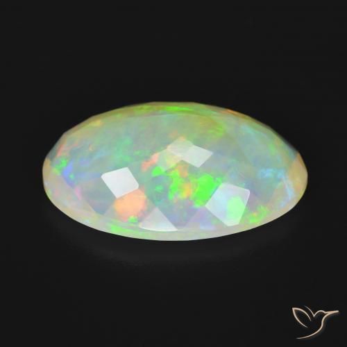 Opale Multicolore naturale da 3.93 ct, Ovale, Trasparente