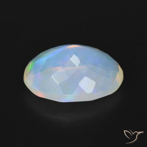 Opale Multicolore naturale da 3.67 ct, Ovale, Trasparente