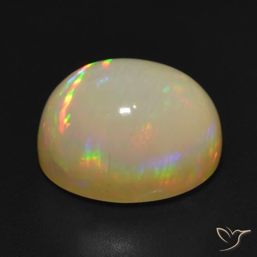 Opale Multicolore naturale da 10.12 ct, Ovale, Opaco