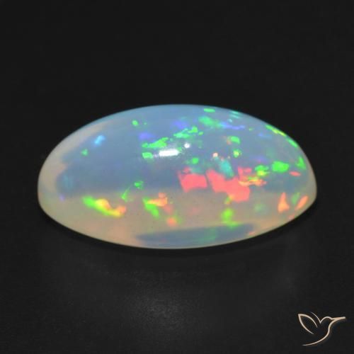 Opale Multicolore naturale da 8.20 ct, Taglio marquise, Traslucido
