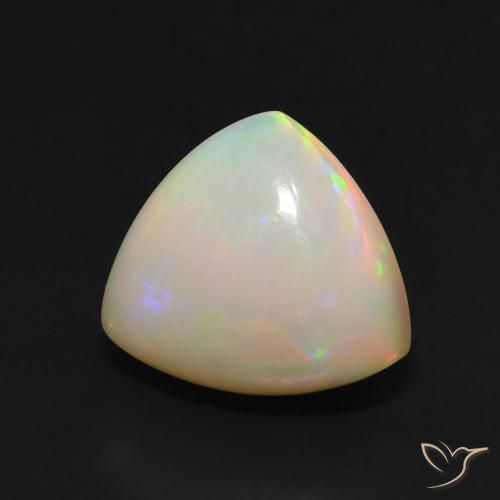 Opale Multicolore naturale da 3.00 ct, Taglio trillion, Traslucido