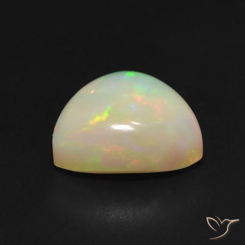 Opale Multicolore naturale da 3.00 ct, Taglio trillion, Traslucido