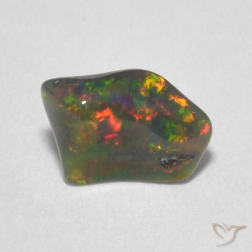 0.77ct Naturale Multicolore Opale, Taglio a fantasia, Opaco