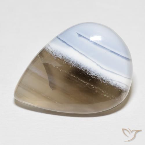 17.99ct Naturale Multicolore Opale, Forma a pera, Opaco