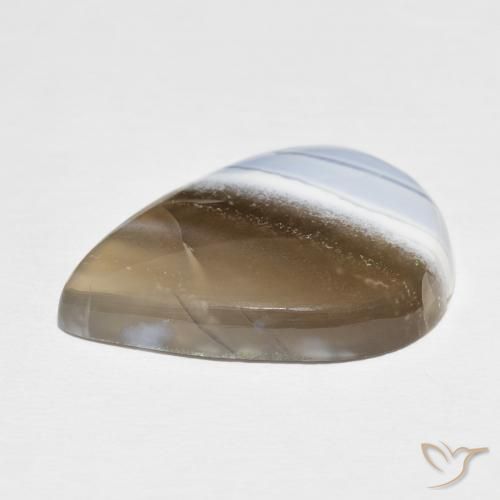 Opale naturale multicolore da 17,99 ct, taglio a pera, opaco
