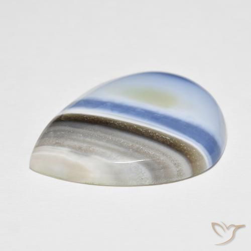 Opale Multicolore naturale da 33.43 ct, Forma a pera, Opaco