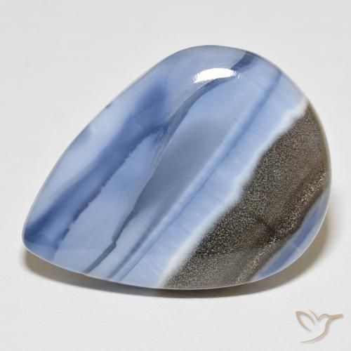 46.92ct Naturale Multicolore Opale, Forma a pera, Opaco
