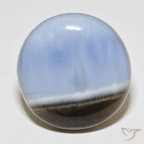 51.22ct Naturale Multicolore Opale, Rotondo, Opaco