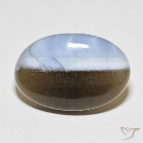 24.39ct Naturale Multicolore Opale, Ovale, Opaco