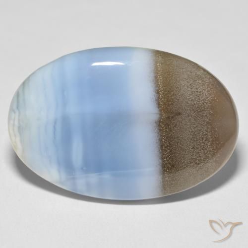 33.21ct Naturale Multicolore Opale, Ovale, Opaco