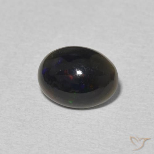 Opale Multicolore naturale da 0.64 ct, Ovale, Opaco