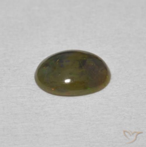 Opale Multicolore naturale da 0.56 ct, Ovale, Opaco