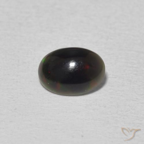 0.38ct Naturale Multicolore Opale, Ovale, Opaco