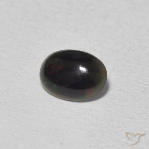 Opale Multicolore naturale da 0.38 ct, Ovale, Opaco
