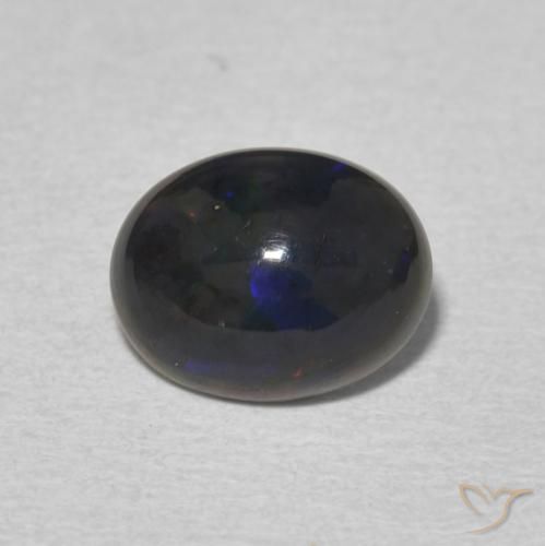 1.09ct Naturale Multicolore Opale, Ovale, Opaco