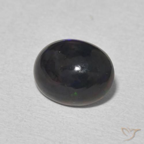 Opale Multicolore naturale da 1.09 ct, Ovale, Opaco