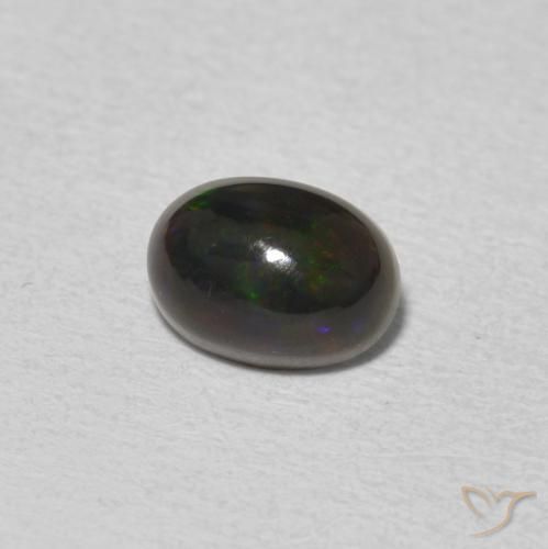 Opale Multicolore naturale da 0.59 ct, Ovale, Opaco