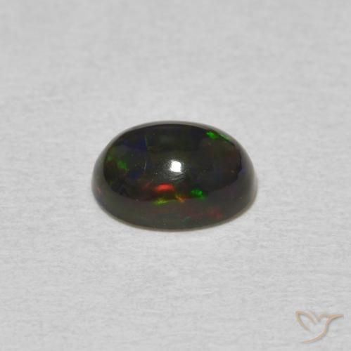 Opale Multicolore naturale da 0.59 ct, Ovale, Opaco