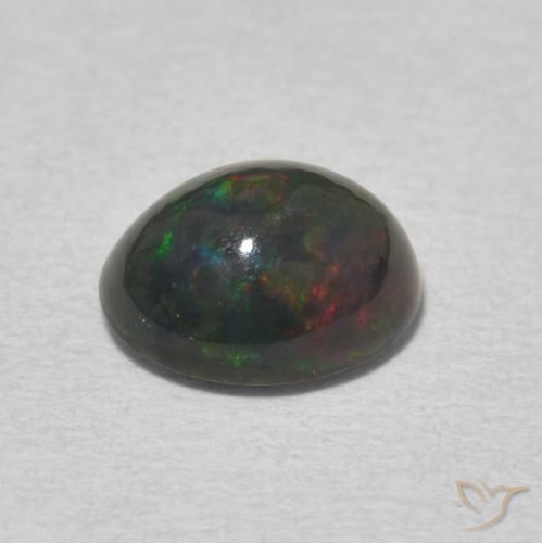 Opale Multicolore naturale da 1.34 ct, Ovale, Opaco