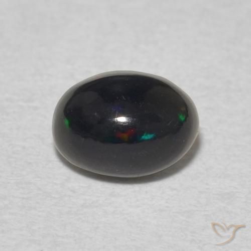 0.48ct Naturale Multicolore Opale, Ovale, Opaco
