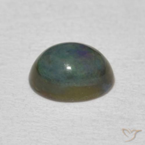 Opale Multicolore naturale da 0.60 ct, Ovale, Opaco