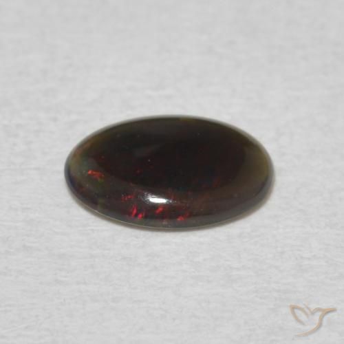 Opale Multicolore naturale da 0.28 ct, Ovale, Opaco