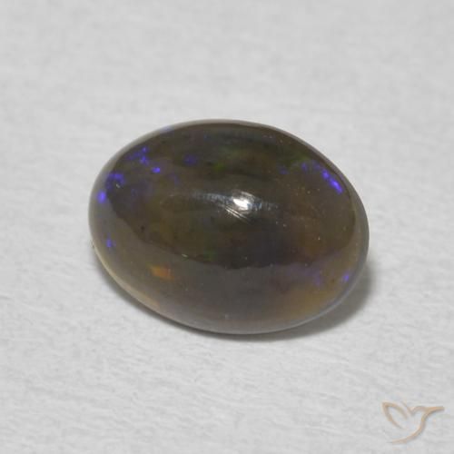 Opale Multicolore naturale da 0.64 ct, Ovale, Opaco