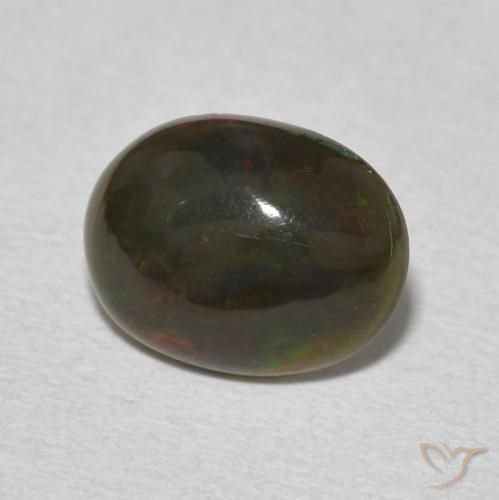 Opale Multicolore naturale da 1.35 ct, Ovale, Opaco