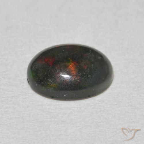 Opale Multicolore naturale da 0.93 ct, Ovale, Opaco