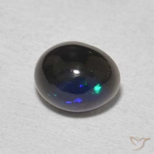 Opale Multicolore naturale da 0.73 ct, Ovale, Opaco