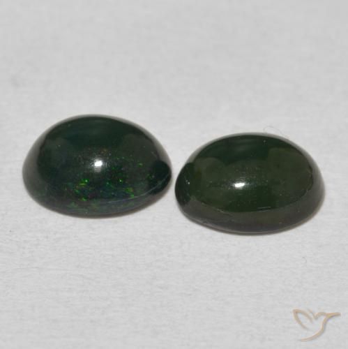 Gemme di Opale Multicolore naturale da 2.08 ct, Ovale, Opaco