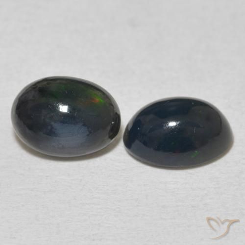 Gemme di Opale Multicolore naturale da 1.50 ct, Ovale, Opaco