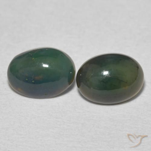 1.42ctw Naturale Multicolore Opale, Ovale, Opaco