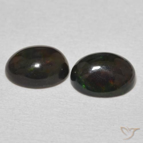 Gemme di Opale Multicolore naturale da 1.50 ct, Ovale, Opaco