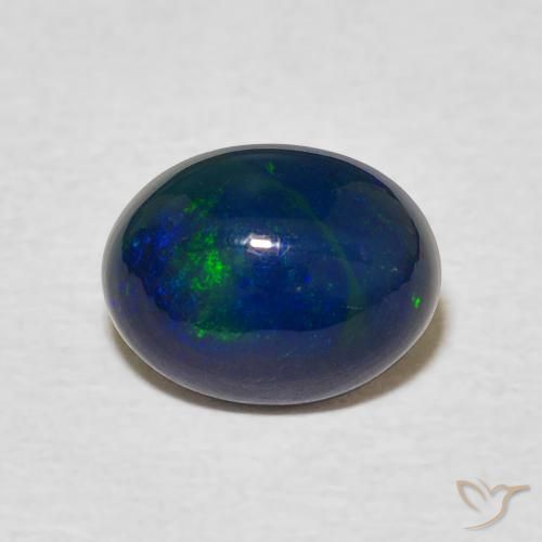 1.10ct Naturale Multicolore Opale, Ovale, Opaco