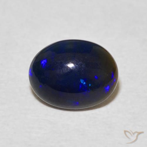 0.94ct Naturale Multicolore Opale, Ovale, Opaco