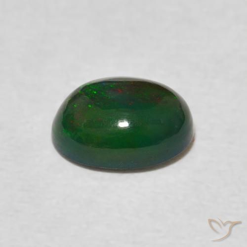 Opale Multicolore naturale da 0.90 ct, Ovale, Opaco