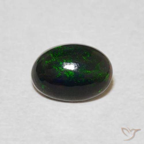 0.39ct Naturale Multicolore Opale, Ovale, Opaco