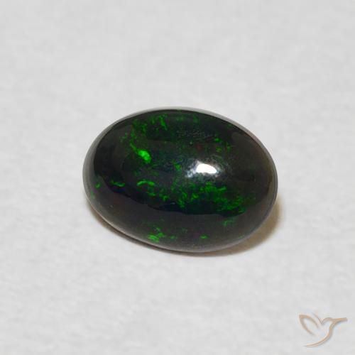 Opale Multicolore naturale da 0.39 ct, Ovale, Opaco