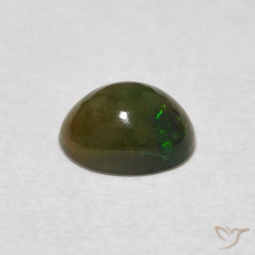 Opale Multicolore naturale da 0.55 ct, Ovale, Opaco