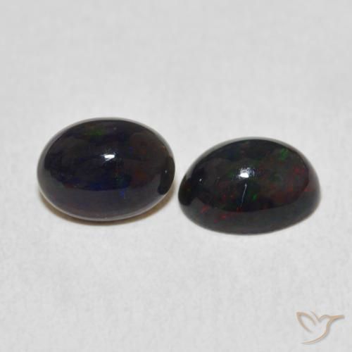 Gemme di Opale Multicolore naturale da 1.48 ct, Ovale, Opaco