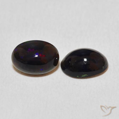 Gemme di Opale Multicolore naturale da 1.35 ct, Ovale, Opaco
