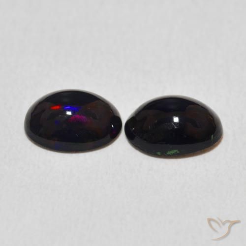 Gemme di Opale Multicolore naturale da 1.35 ct, Ovale, Opaco