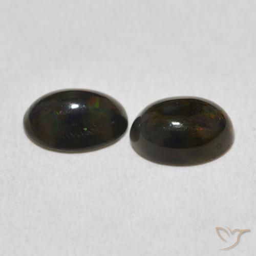 Gemme di Opale Multicolore naturale da 1.38 ct, Ovale, Opaco