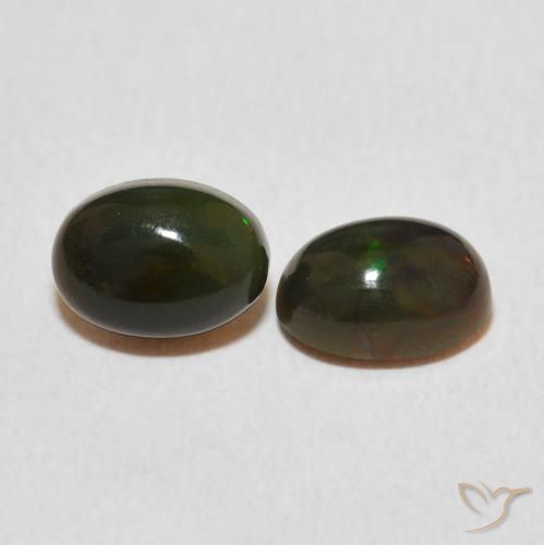 Gemme di Opale Multicolore naturale da 1.36 ct, Ovale, Opaco